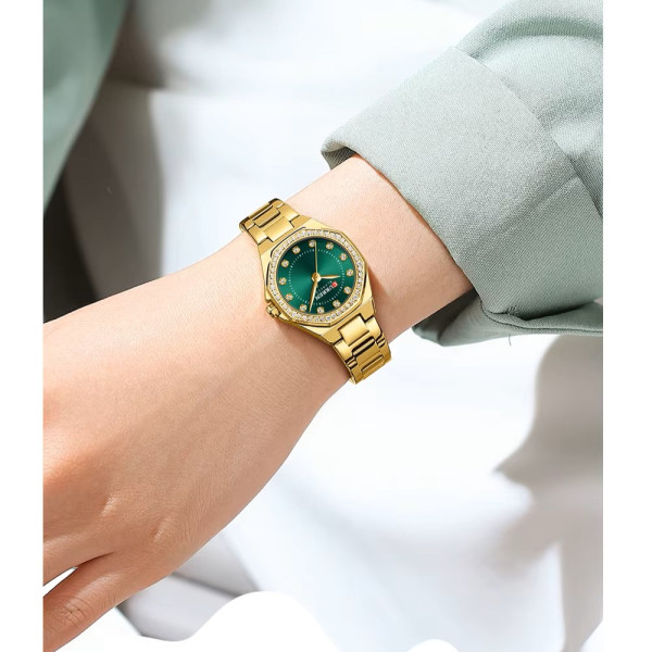 Curren 9100 Gold-Green