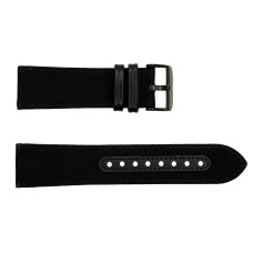 Ремінець для годинника Awarder 040/041 Black 24 мм