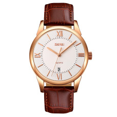 Skmei 9261BNSI Brown-Silver