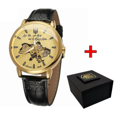 Годинник наручний Awarder 022 Gold-Gold Mechanic Де би не був