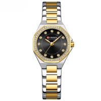Curren 9100 Silver-Gold-Black