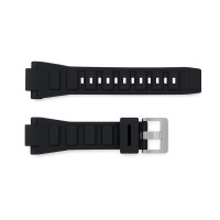 Ремінець для каучуковий для Casio 3009 Чорний 30х13,5 мм.