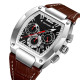 Skmei 9357SIBN Silver-Brown