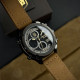 Годинник наручний Awarder 017 Тризуб золото  Black-Brown