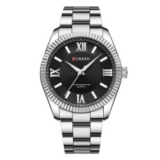 Curren 8453 Silver-Black