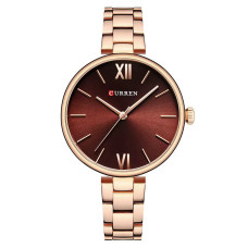 Curren 9017 Rose Gold-Red