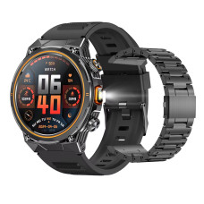 Розумний годинник Modfit Track Pro Black + ремінець в подарунок