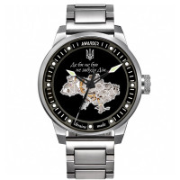 Годинник наручний Awarder 058 Де би не був Silver-Black Steel