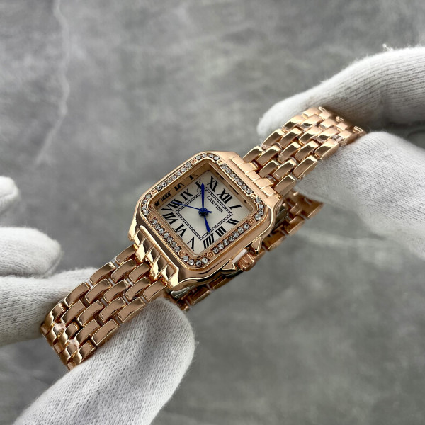 Cartier Rose Gold-White 29x31 Rep