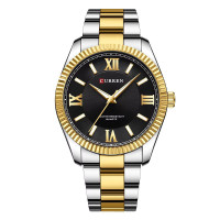 Curren 8453 Gold-Silver-Black