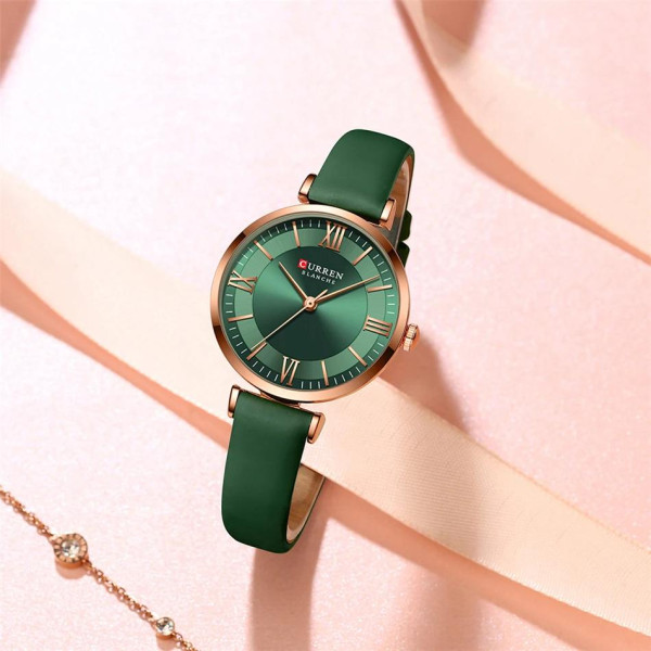 Сurren 9079 Rose Gold-Dark Green