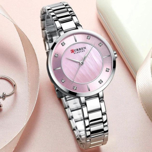 Curren 9051 Silver-Pink