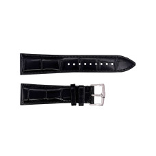 Шкіряний ремінець Premium 20 мм XXL Black