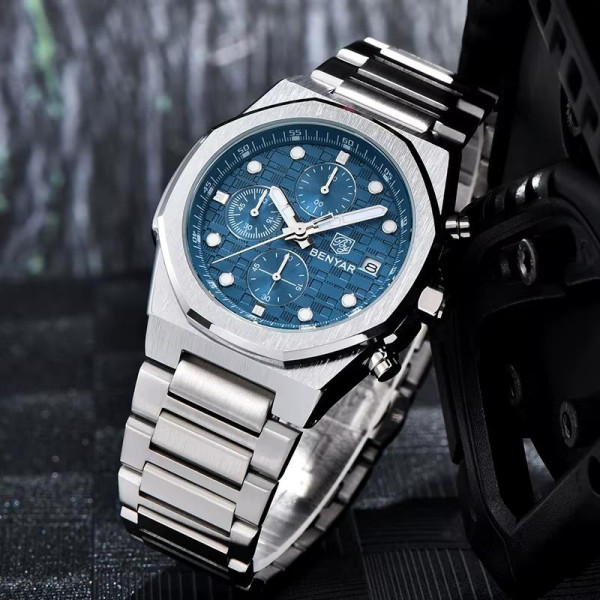 Benyar BY-5216 Silver-Blue