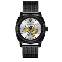 Годинник наручний Awarder 021-3D  Де би не був Black-White Mesh