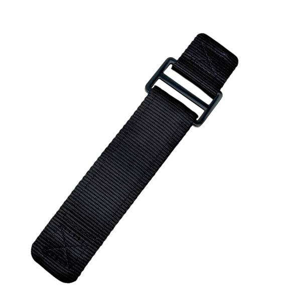 Ремінець для годинника Nylon Pro Black 22 мм