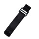 Ремінець для годинника Nylon Pro Black 22 мм