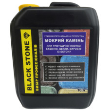 Глибоко проникаюча пропитка Black Stone мокрий камінь 10 л з тонувальним ефектом