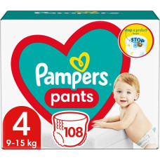 Підгузки-трусики Pampers Pants 4 (9-15 кг), 108 шт.