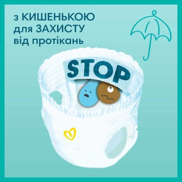 Підгузки-трусики Pampers Pants 7 (17+ кг), 74 шт., 8006540069622