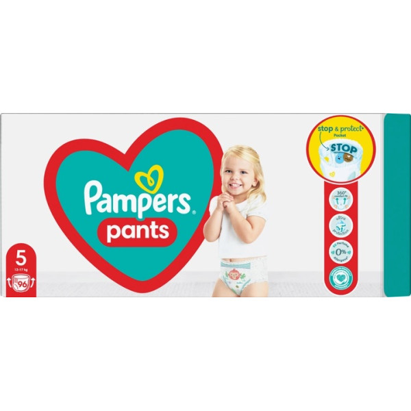 Подгузники-трусики Pampers Pants 5 (12-17 кг), 96 шт., 8006540069509