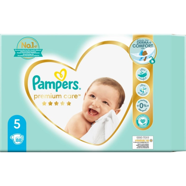 Підгузки Pampers Premium Care 5 (11-16 кг) 88 шт., 4015400541813