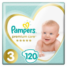 Підгузки Pampers Premium Care 3 (6-10 кг), 120 шт.
