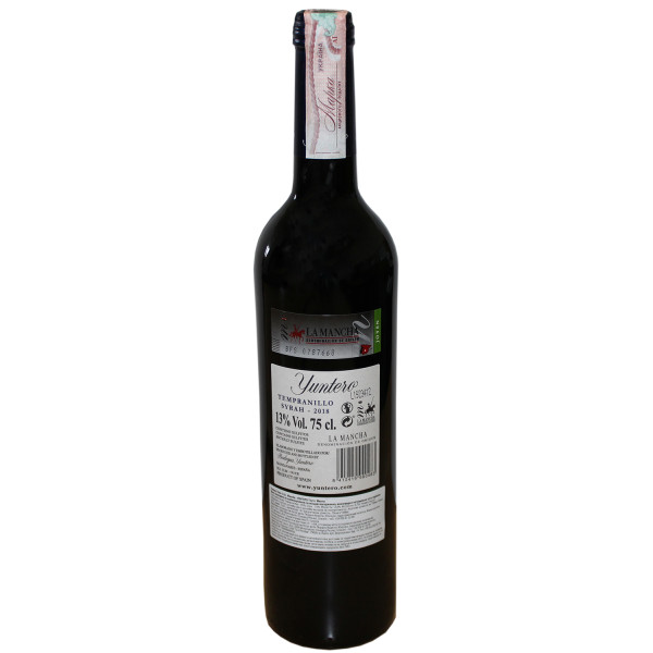 Вино Bodegas Yuntero Tempranillo-Syrah червоне сухе 0.75 л 13%, 8412419990483, Bodegas Yuntero
