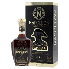 Бренді України NAPOLEON Charles Louis Х.О. в коробці 0.5 л 40%