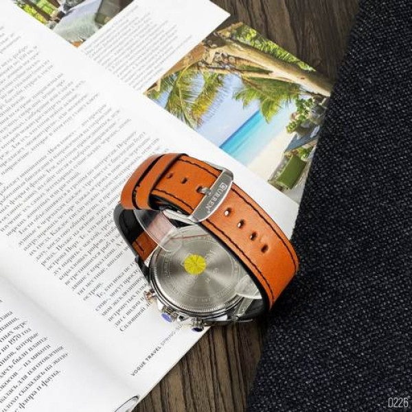 Curren 8380 Silver-Cuprum-Brown
