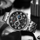 Curren 8427 Silver-Black