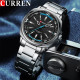 Curren 8455 Silver-Black