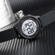 Skmei 1758BKBKWT Black Black White
