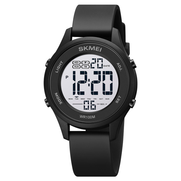 Skmei 1758BKBKWT Black Black White