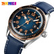 Skmei 9232LRGBU Rose-Gold Blue Leather