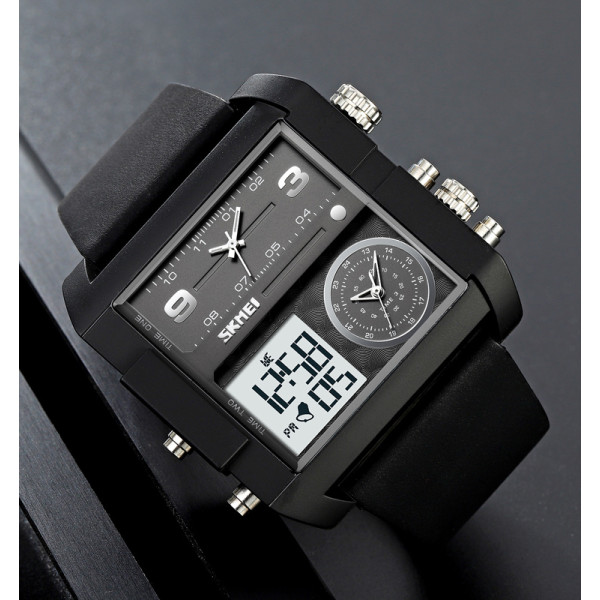 Skmei 2020BKWTBK Black-Black-White
