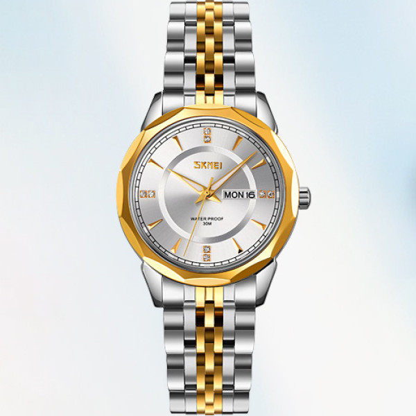 Skmei 9264TGDSI Silver/Gold-Silver