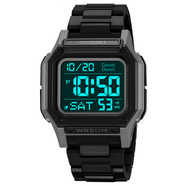Skmei 2264BKGYBK Black-Grey-Black