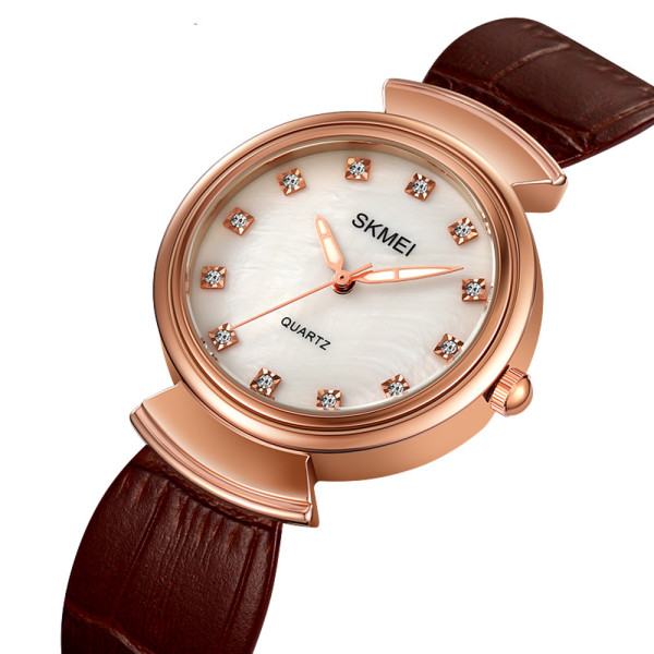 Skmei 2165RGWTBN Rose Gold-White-Brown