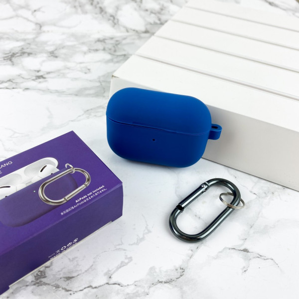 Чехол Airpods Pro Silicone Case Slim Blue