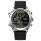 Годинник наручний Patriot 017SIBK Тризуб золото Silver-Black