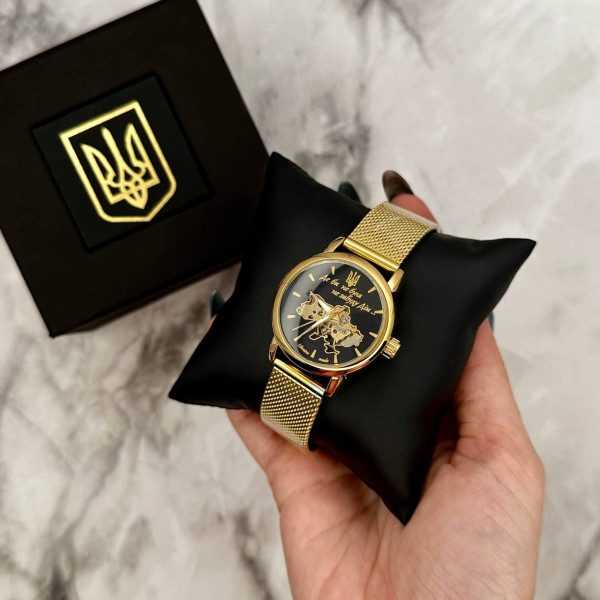 Годинник наручний Patriot Gold-Black Де би не була