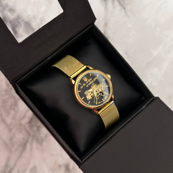 Годинник наручний Patriot Gold-Black Де би не була