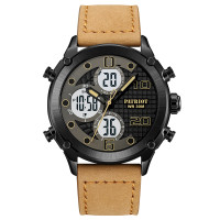 Часы наручные Patriot 017LLTBNWT Light Brown-White Leather