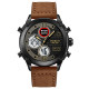 Годинник наручний Patriot 017 Ваше Лого Black-White-Brown