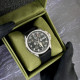 Часы наручные Awarder Embroidery Silver-Army Green Black Automatic 10ATM