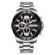 Curren 8336 Silver-Black
