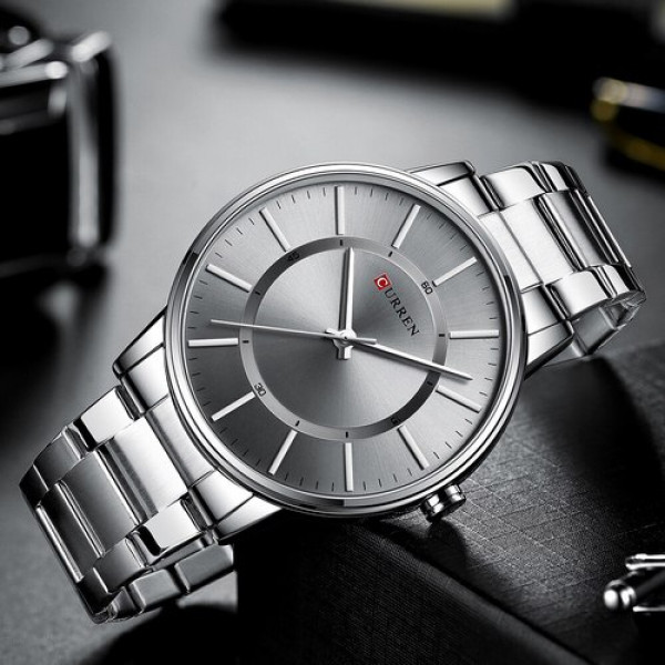 Curren 8385 Silver-Gray