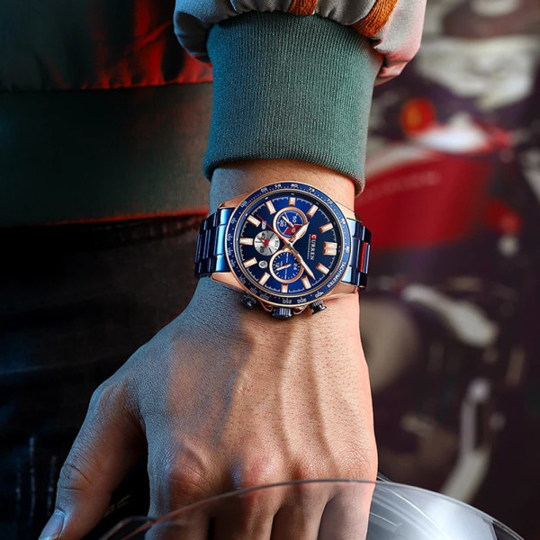 Curren 8418 Blue-Gold