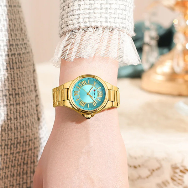 Curren 9091 Gold-Blue
